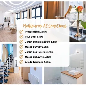 Appartement Le Brando Loft - 10 Pers - 3 - 2 Salles De Bain, Paris